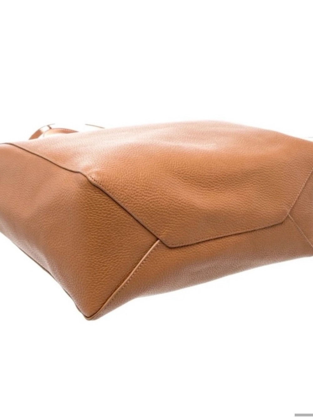Ted Baker Camel Leather Tote with Silver Accent - Picture 6 of 8
